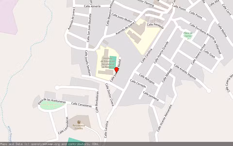 Mapa de Subasta Inmueble (Vivienda) en Los Villares, Jaén