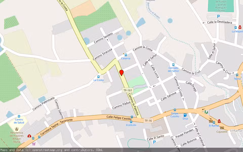 Mapa de Subasta Inmueble (Vivienda) en San Cristobal De La Laguna, Santa Cruz de Tenerife