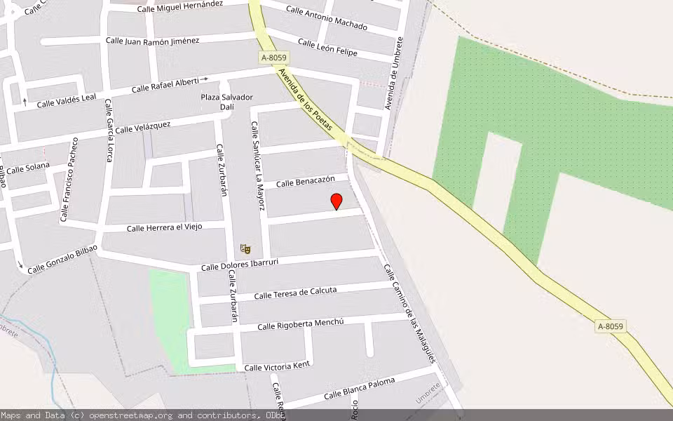 Mapa de Subasta Inmueble (Finca rústica) en Bollullos De La Mitacion, Sevilla