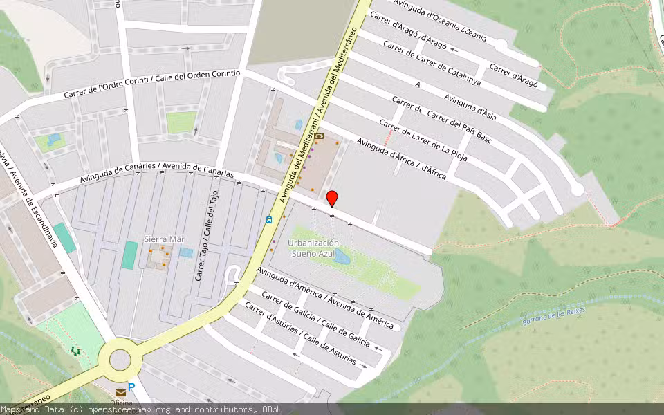 Mapa de Subasta Inmueble (Garaje) en Santa Pola, Alicante/Alacant