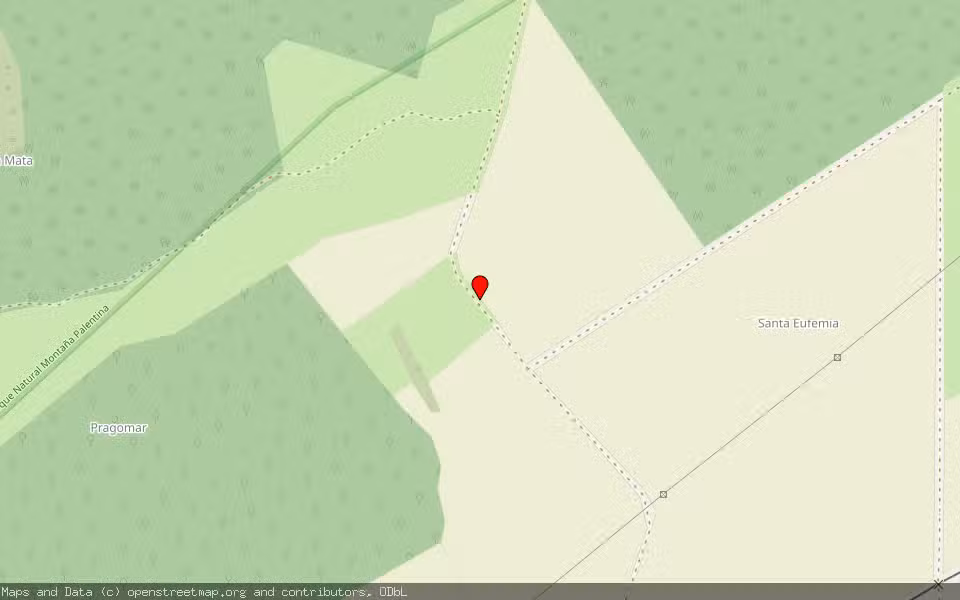 Mapa de Subasta Inmueble (Finca rústica) en Castrejon De La Peña, Palencia