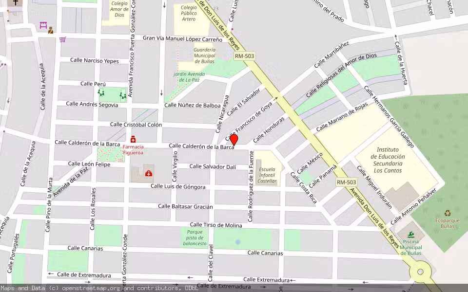 Mapa de Subasta Inmueble (Local comercial) en Bullas, Murcia