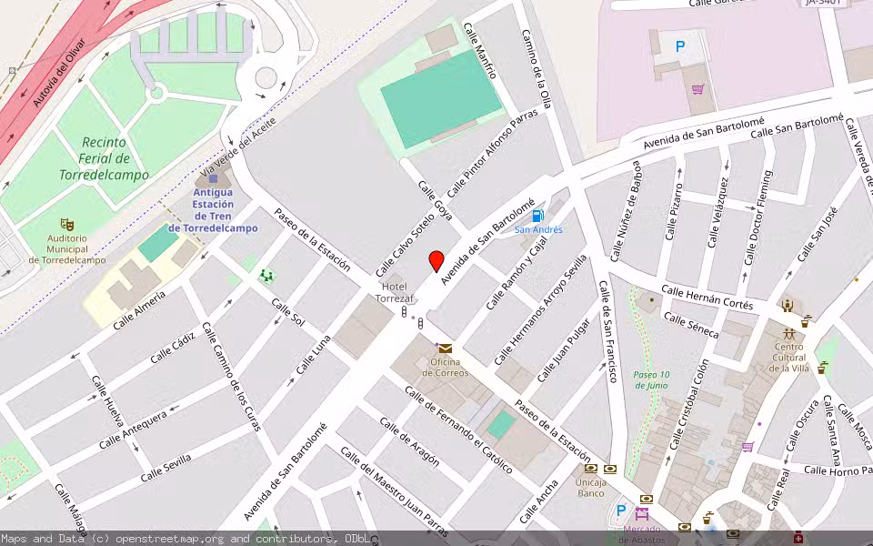Mapa de Subasta Inmueble (Local comercial) en Torredelcampo, Jaén