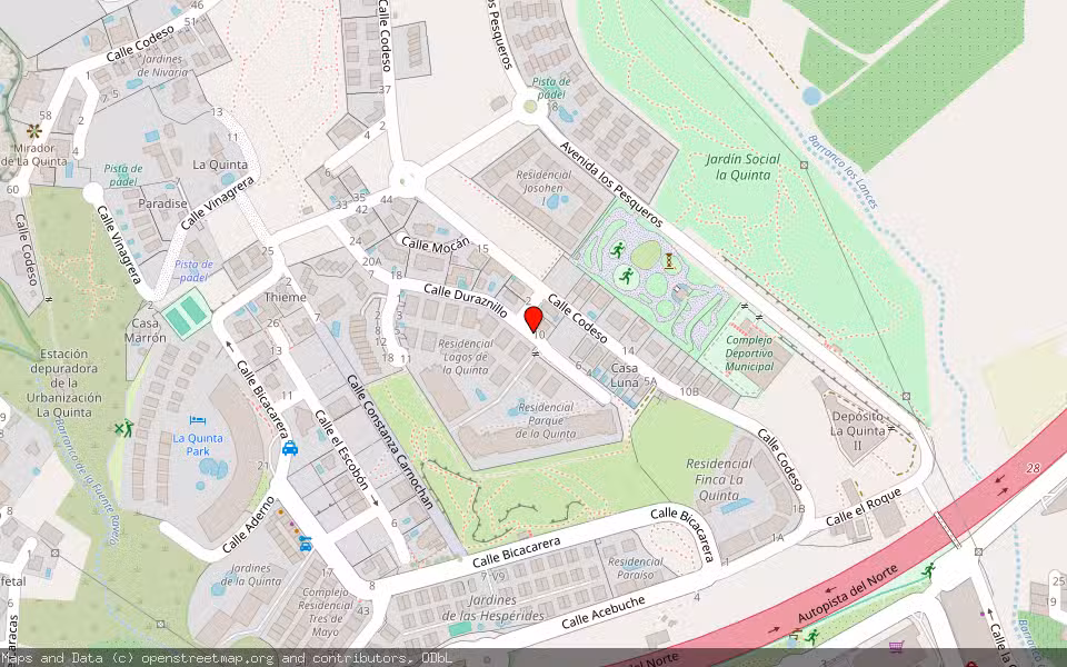 Mapa de Subasta Inmueble (Vivienda) en Santa Úrsula, Santa Cruz de Tenerife