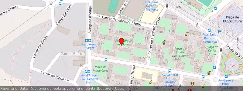 Mapa de Subasta de Inmueble (Vivienda) en Sant Boi De Llobregat, Barcelona 