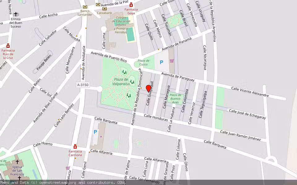 Mapa de Subasta Inmueble (Vivienda) en Palma Del Río, Córdoba