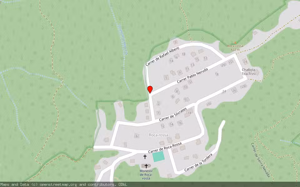 Mapa de Subasta Inmueble (Vivienda) en Tordera, Barcelona