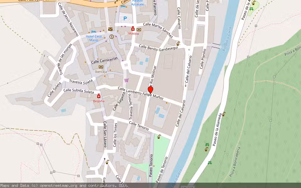 Mapa de Subasta Inmueble (Vivienda) en Ezcaray, La Rioja