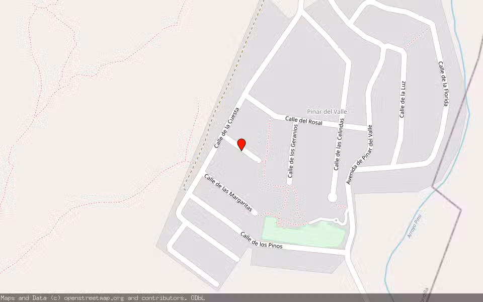 Mapa de Subasta Inmueble (Vivienda) en Navahondilla, Ávila