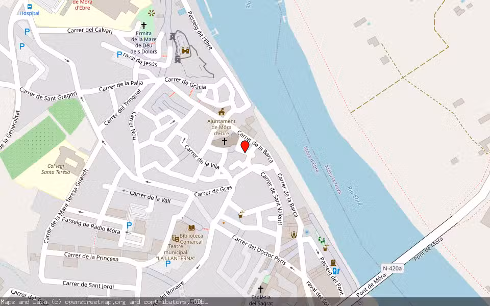 Mapa de Subasta Inmueble (Otros) en Mora D'ebre, Tarragona