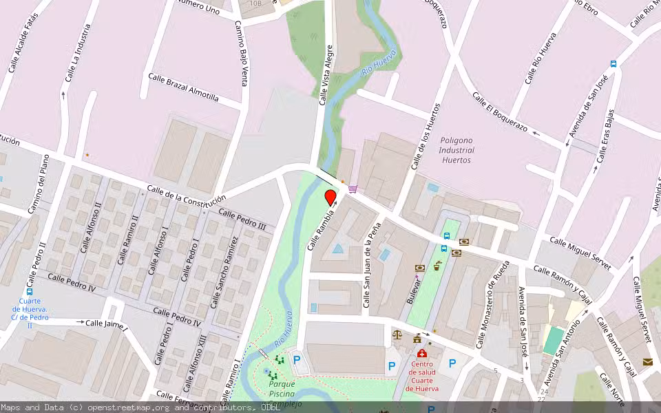 Mapa de Subasta Inmueble (Vivienda) en Zaragoza