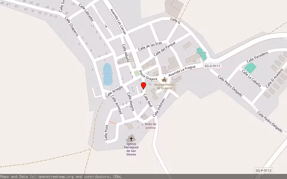 Mapa de Subasta Inmueble (Otros) en Grajera, Segovia
