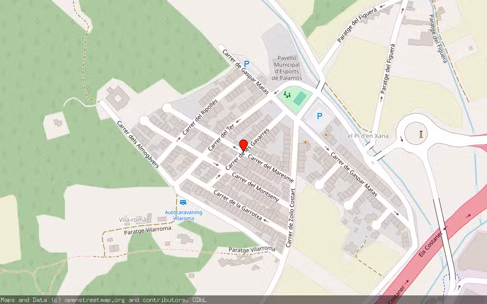 Mapa de Subasta Inmueble (Solar) en Palamós, Girona