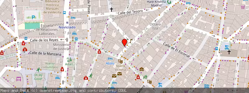 Mapa de Subasta de Inmueble (Local comercial) en Madrid, Madrid 