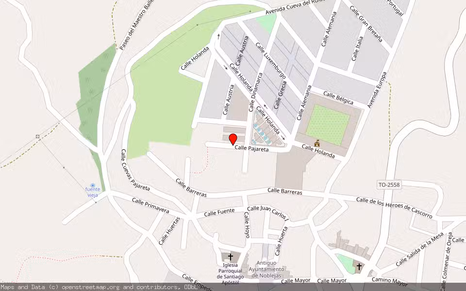 Mapa de Subasta Inmueble (Vivienda) en Noblejas, Toledo