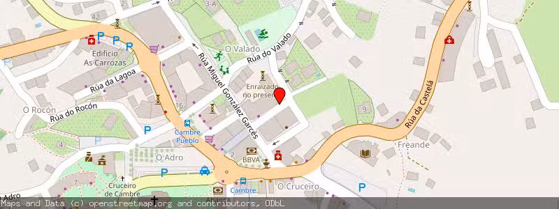 Mapa de Subasta de Inmueble (Local comercial) en Cambre, La Coruña (A Coruña) 