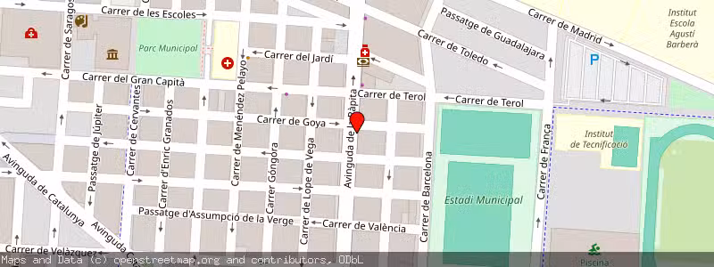 Mapa de Subasta de Inmueble (Vivienda) en Amposta, Tarragona 