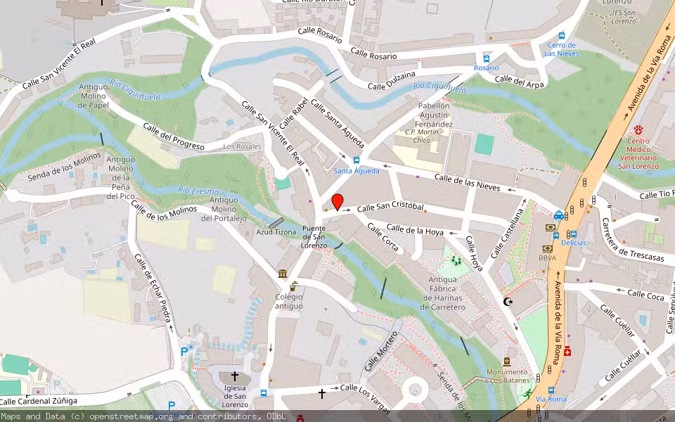 Mapa de Subasta Inmueble (Local comercial) en Segovia