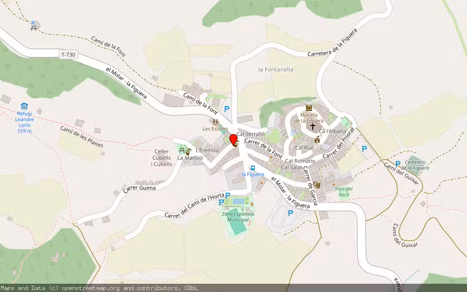 Mapa de Subasta Inmueble (Otros) en La Figuera, Tarragona