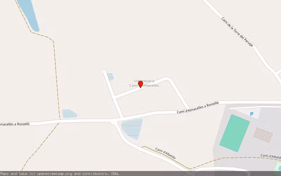 Mapa de Subasta Inmueble (Finca rústica) en Rosselló, Lleida