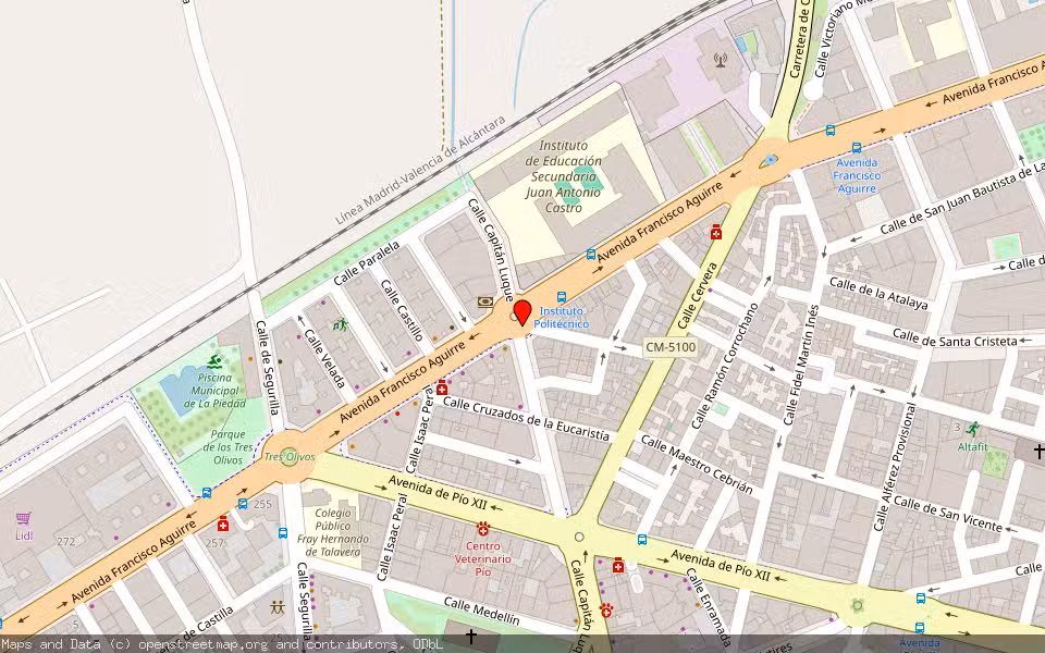 Mapa de Subasta Inmueble (Vivienda) en Talavera De La Reina, Toledo