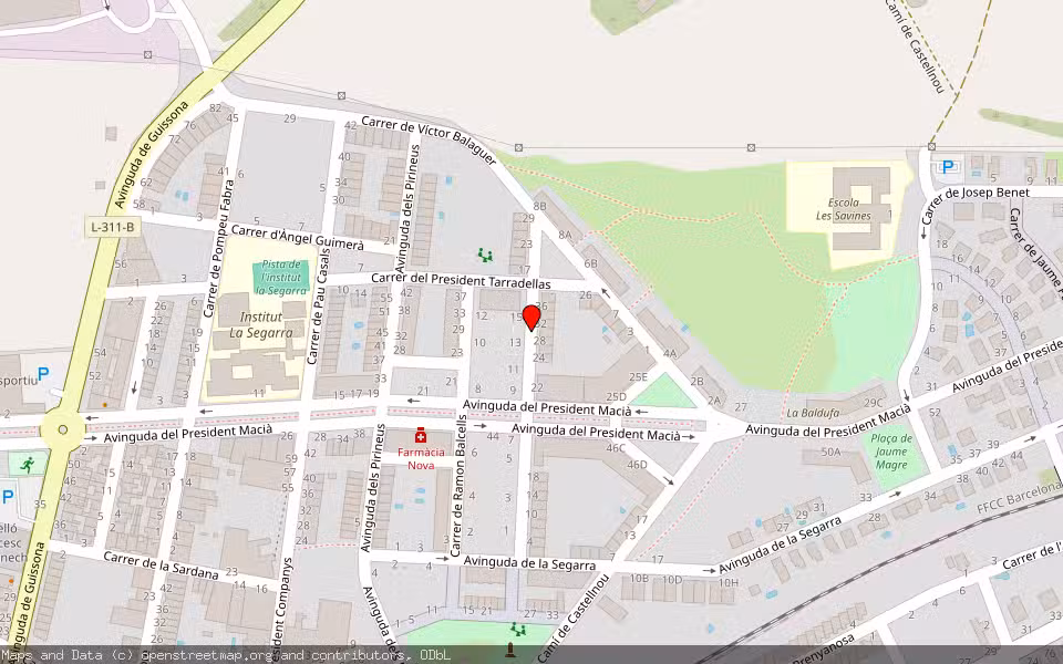 Mapa de Subasta Inmueble (Vivienda) en Cervea, Lleida