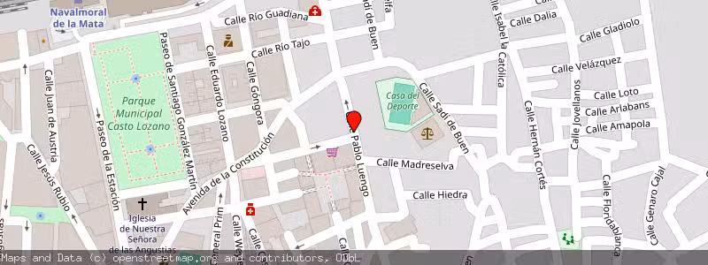 Mapa de Subasta de Inmueble (Local comercial) en Navalmoral De La Mata, Cáceres 