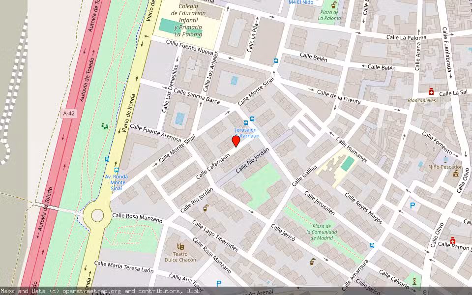 Mapa de Subasta Inmueble (Vivienda) en Parla, Madrid