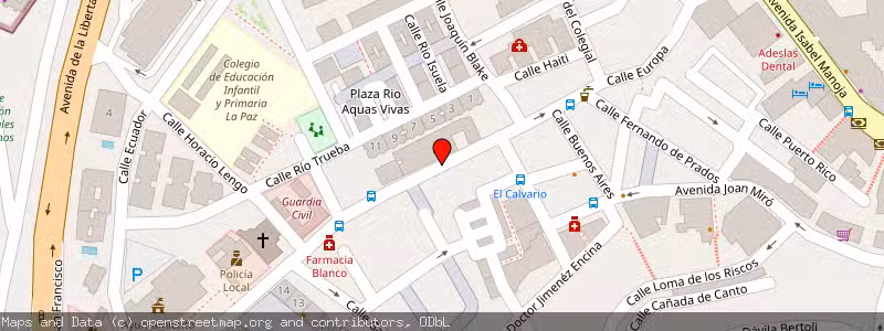 Mapa de Subasta de Inmueble (Garaje) en Torremolinos, Málaga 