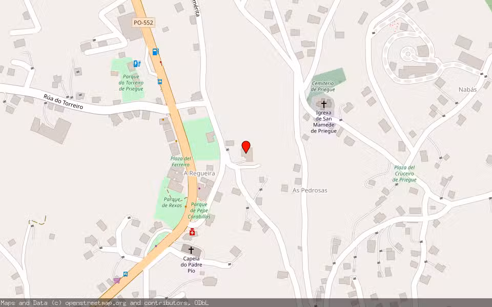 Mapa de Subasta Inmueble (Vivienda) en Nigran, Pontevedra
