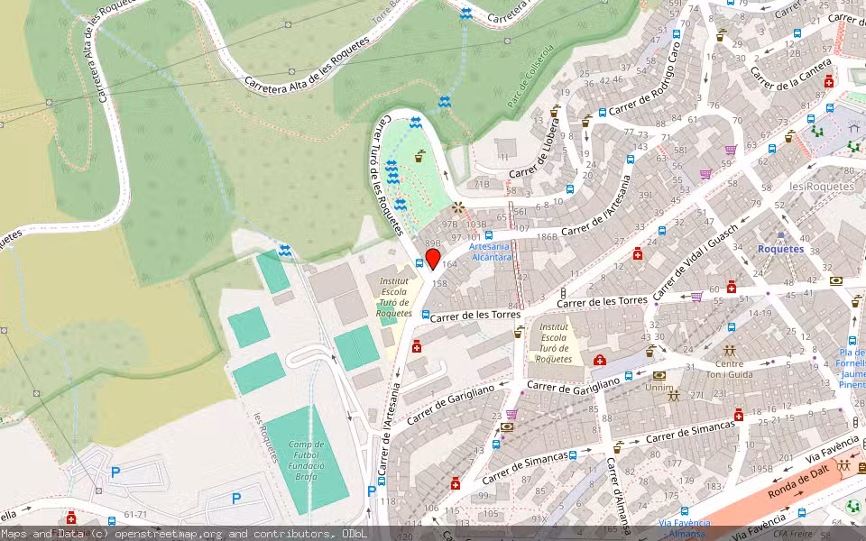 Mapa de Subasta Inmueble (Local comercial) en Barcelona