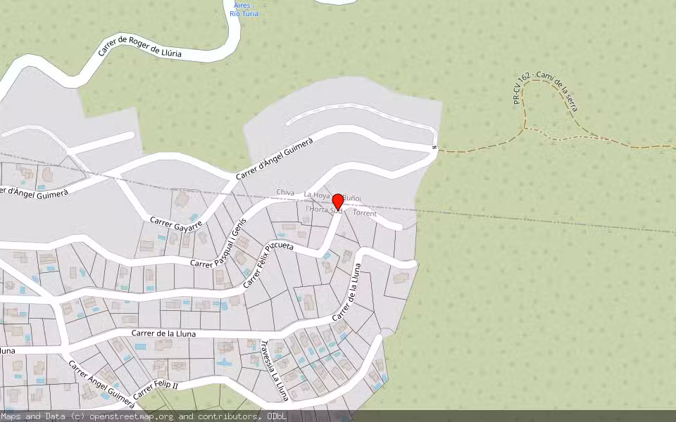 Mapa de Subasta Inmueble (Otros) en Chiva, Valencia/València