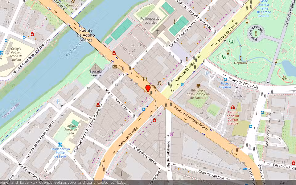 Mapa de Subasta Inmueble (Otros) en Valladolid