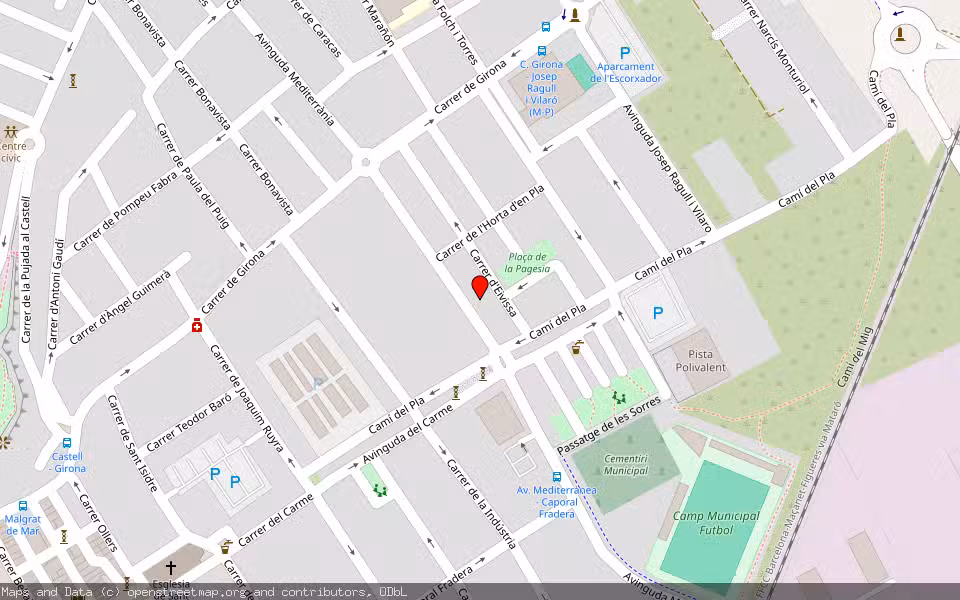 Mapa de Subasta Inmueble (Vivienda) en Malgrat De Mar, Barcelona