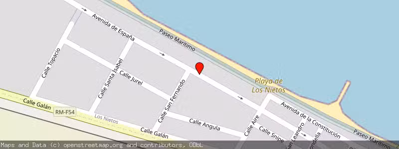 Mapa de Subasta de Inmueble (Vivienda) en Cartagena, Murcia 
