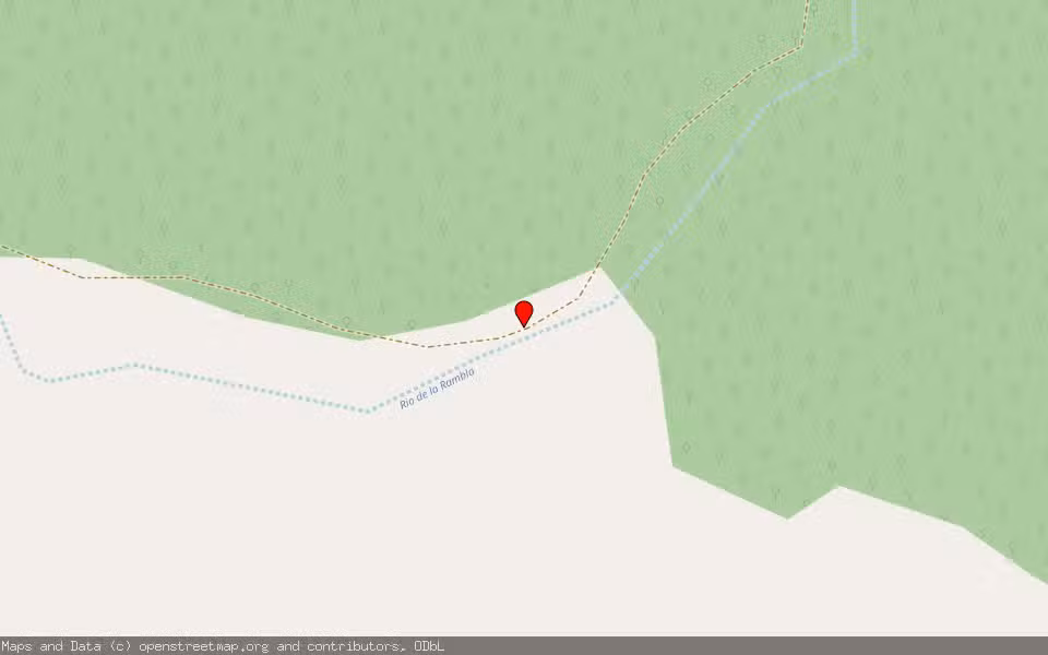 Mapa de Subasta Inmueble (Finca rústica) en Paraje La Rambla De Martin / Municipio Martin Del Rio, Teruel