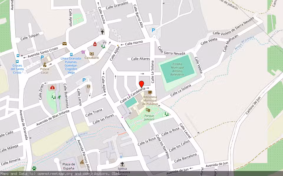 Mapa de Subasta Inmueble (Solar) en Pulianas, Granada