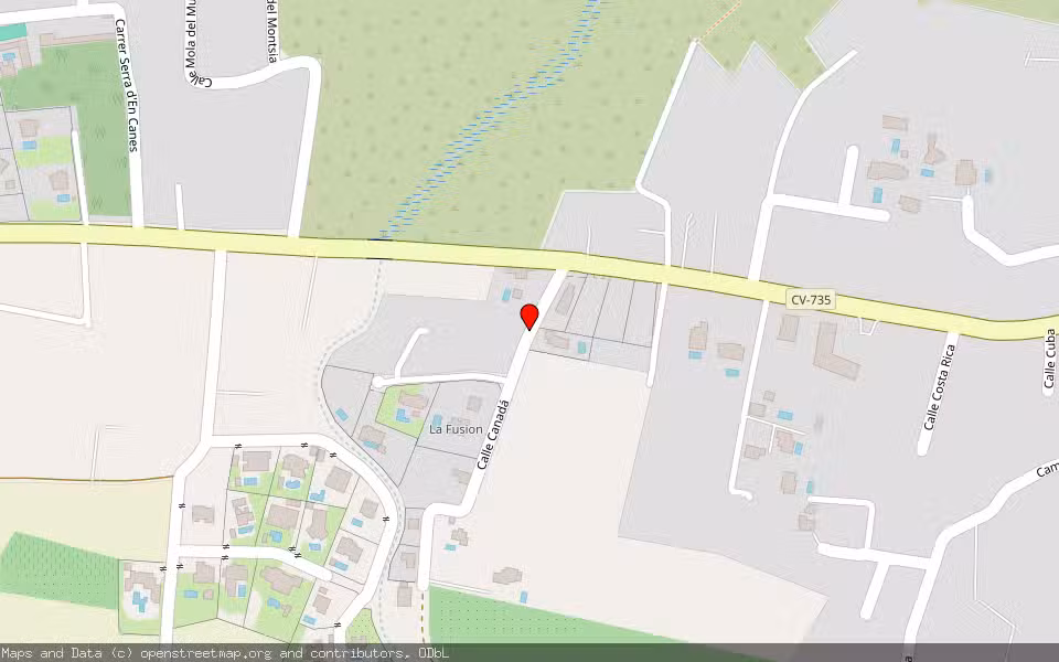 Mapa de Subasta Inmueble (Vivienda) en Javea, Alicante/Alacant