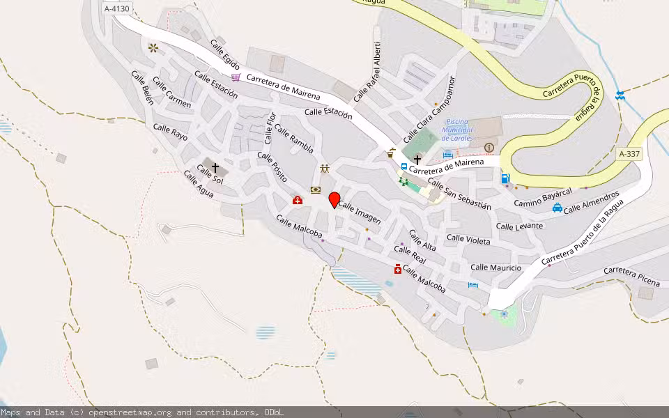 Mapa de Subasta Inmueble (Local comercial) en Nevada, Granada
