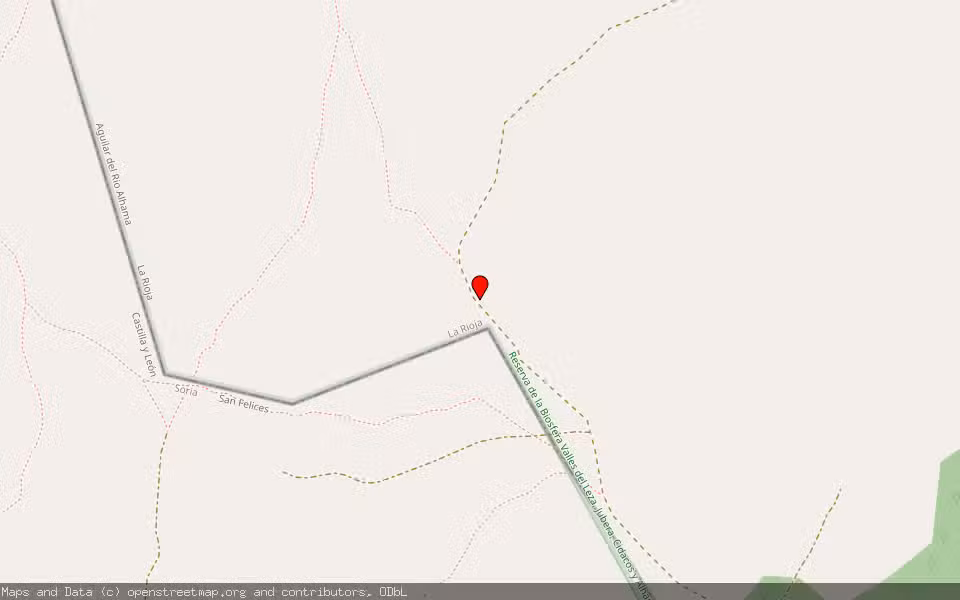 Mapa de Subasta Inmueble (Finca rústica) en San Felices, Soria