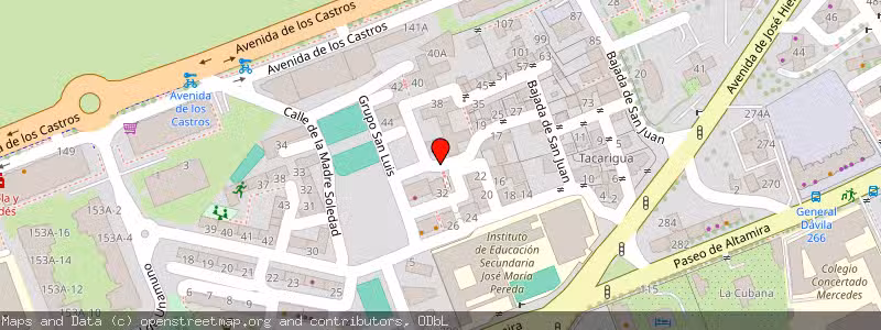 Mapa de Subasta de Inmueble (Vivienda) en Santander, Cantabria 