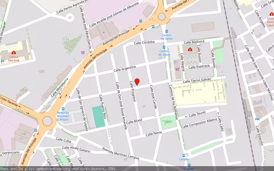 Mapa de Subasta Inmueble (Vivienda) en Alcantarilla, Murcia