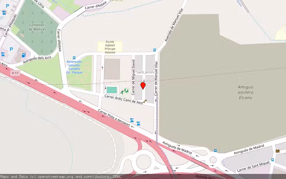 Mapa de Subasta Inmueble (Vivienda) en Quart De Poblet, Valencia/València