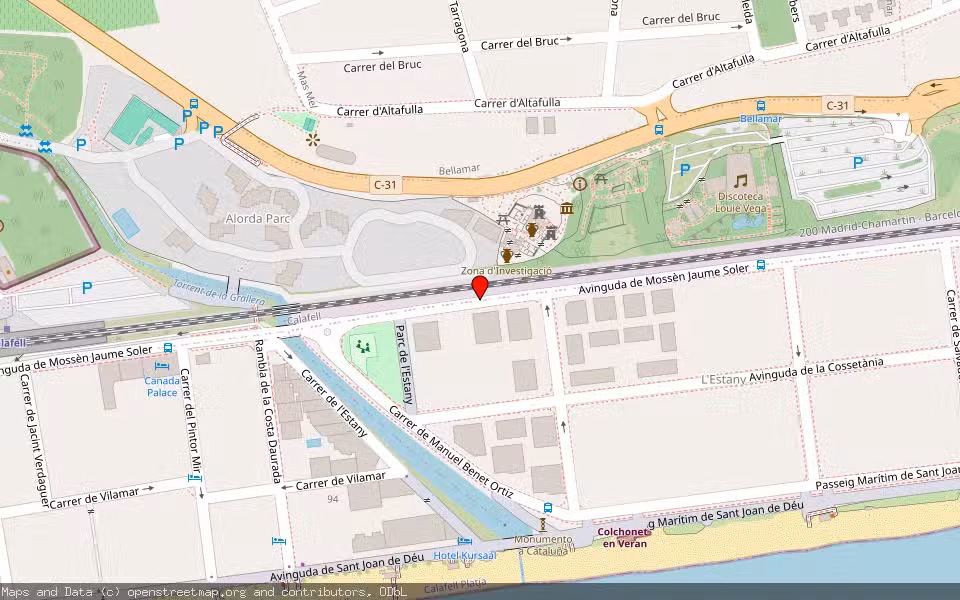 Mapa de Subasta Inmueble (Otros) en Calafell, Tarragona