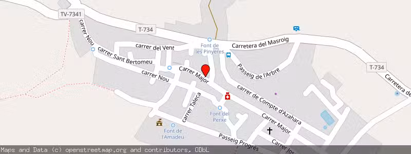 Mapa de Subasta de Inmueble (Vivienda) en El Masroig, Tarragona 