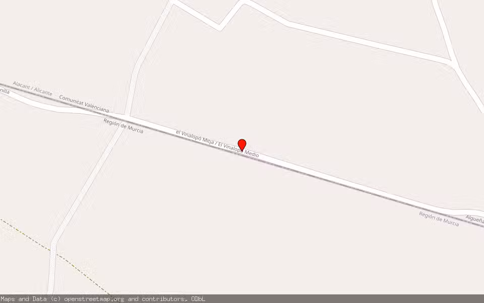 Mapa de Subasta Inmueble (Finca rústica) en Algueña, Alicante/Alacant