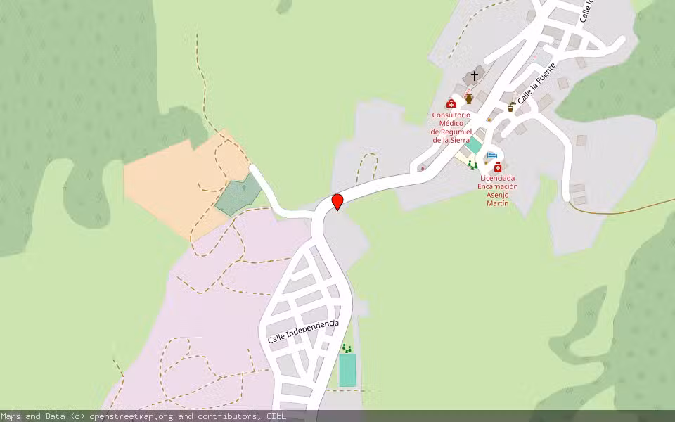 Mapa de Subasta Inmueble (Solar) en Regumiel De La Sierra, Burgos
