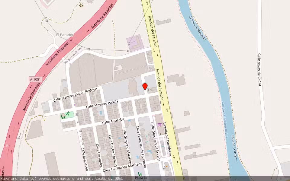 Mapa de Subasta Inmueble (Vivienda) en Roquetas De Mar, Almería