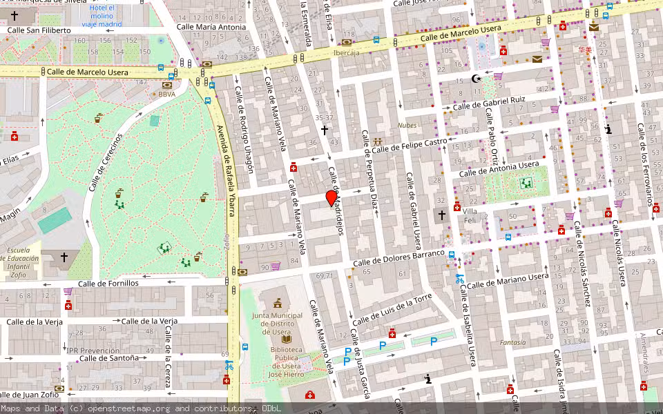 Mapa de Subasta Inmueble (Vivienda) en Madrid