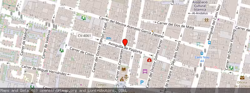 Mapa de Subasta de Inmueble (Garaje) en Benetusser, Valencia 